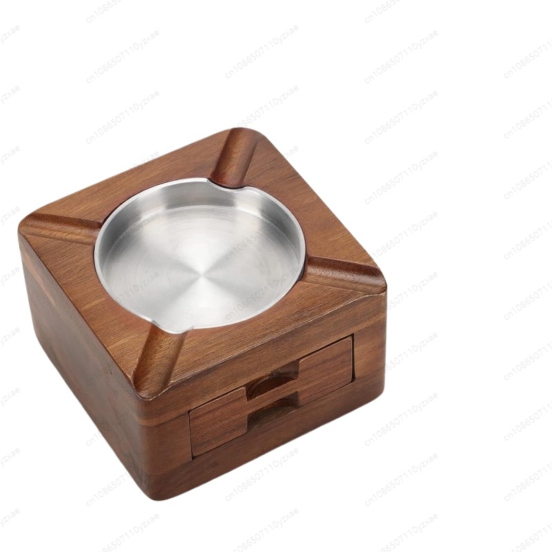 Tech Accessories Tablet - Wooden Cigar Ashtray with Phone/Tablet Stand