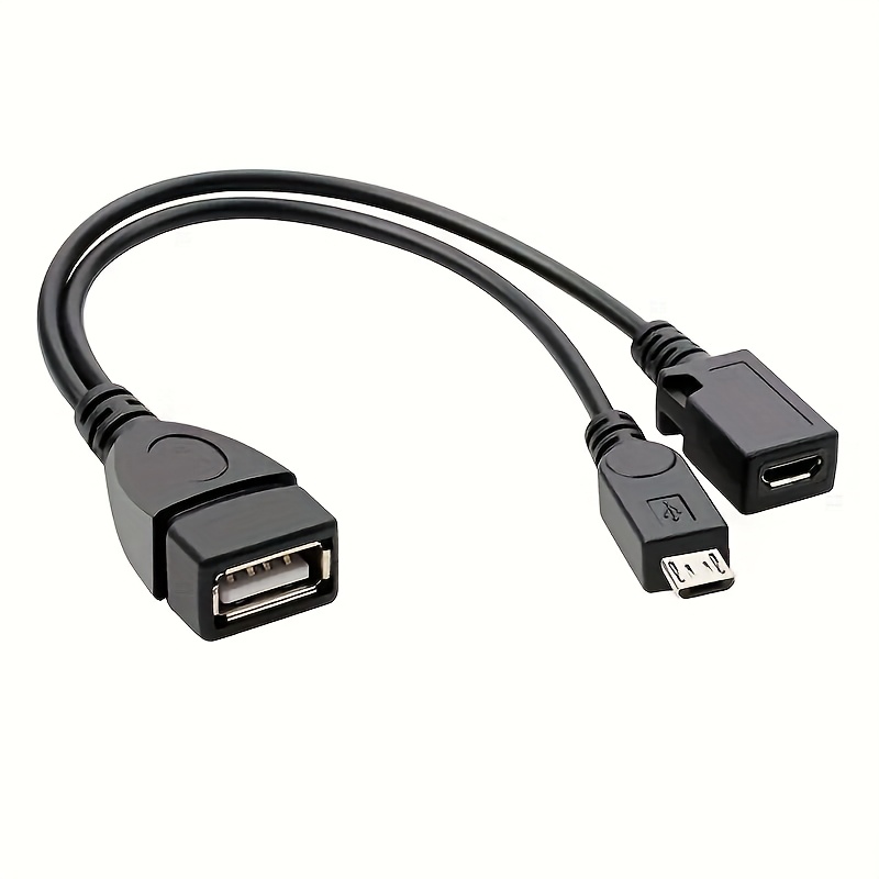 Tech Accessories Tablet - 2-in-1 OTG USB to Micro USB