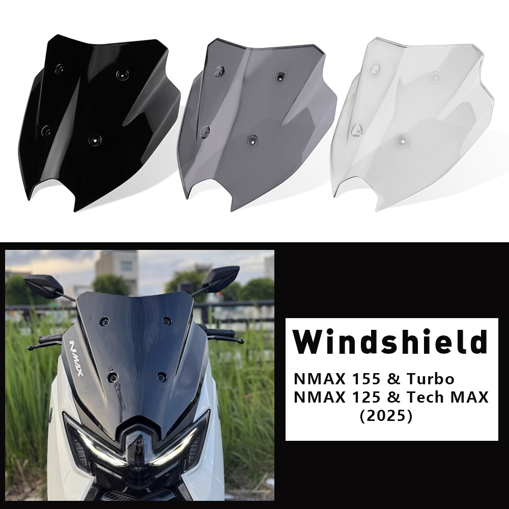 New NMAX 125 Windshield For Ya - Nmax Tech Max Accessories review and price