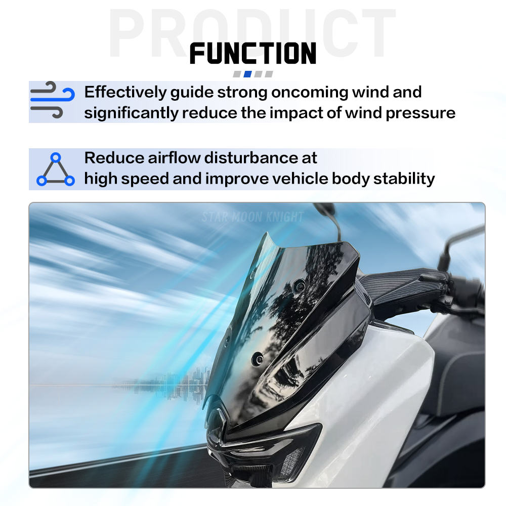 Motorcycle Windshield For Yama - Nmax Tech Max Accessories review and price